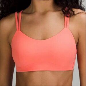 lululemon Like a Cloud Double Strap Bra in Raspberry Cream | Size 6